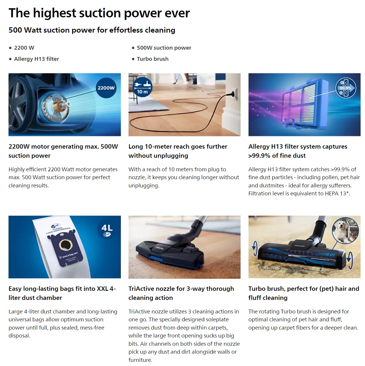 PHILIPS FC9174/61 Performer Bagged Vacuum Cleaner