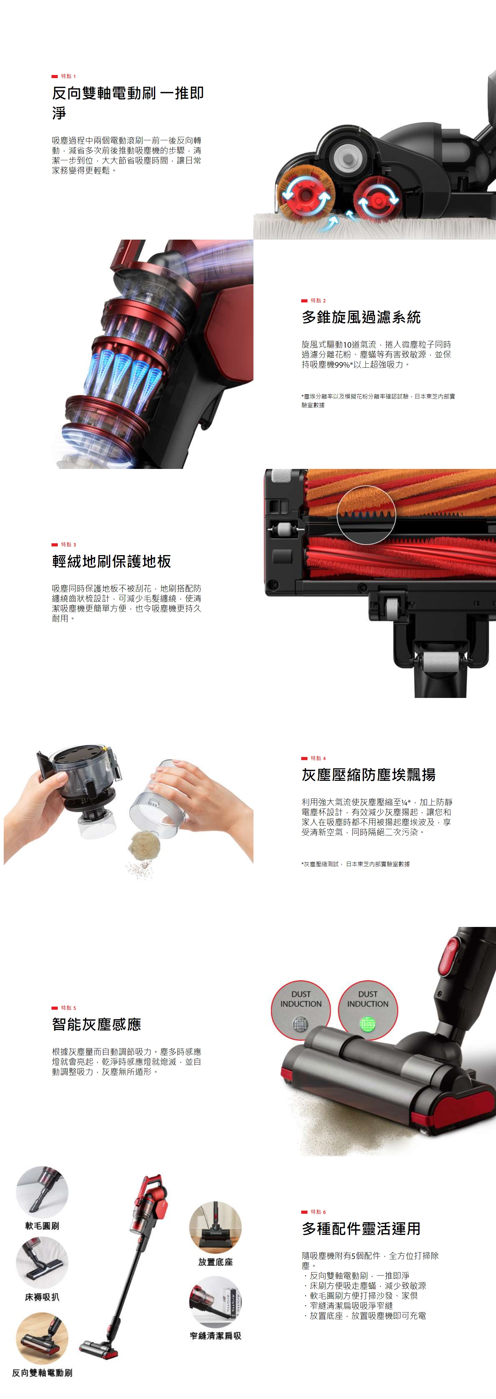 TOSHIBA 東芝 VC-CL3000XBF 2合1無線吸塵機 產品詳情