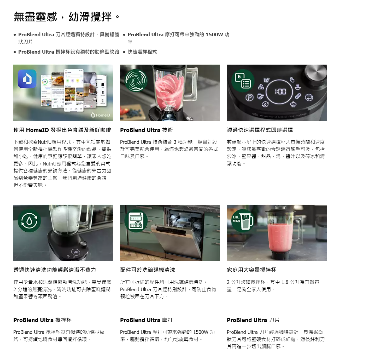 PHILIPS 飛利浦 HR3760/00 7000 Series 高速攪拌器圖片