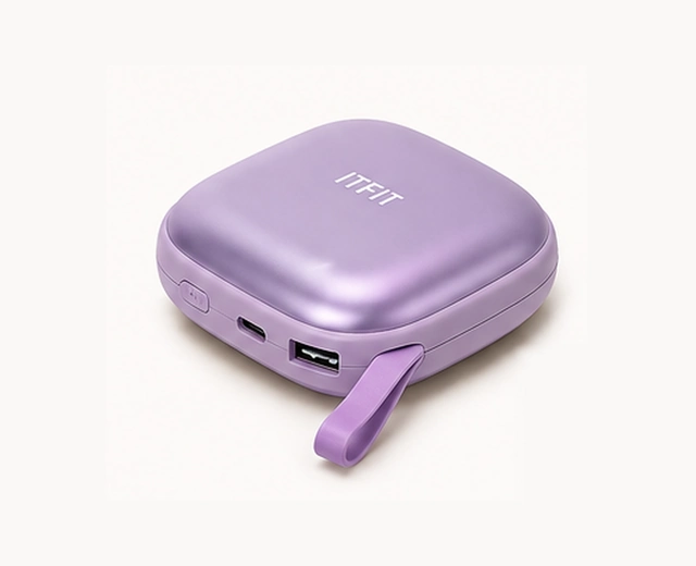 ITFIT 2合1暖手蛋充電器（紫色）